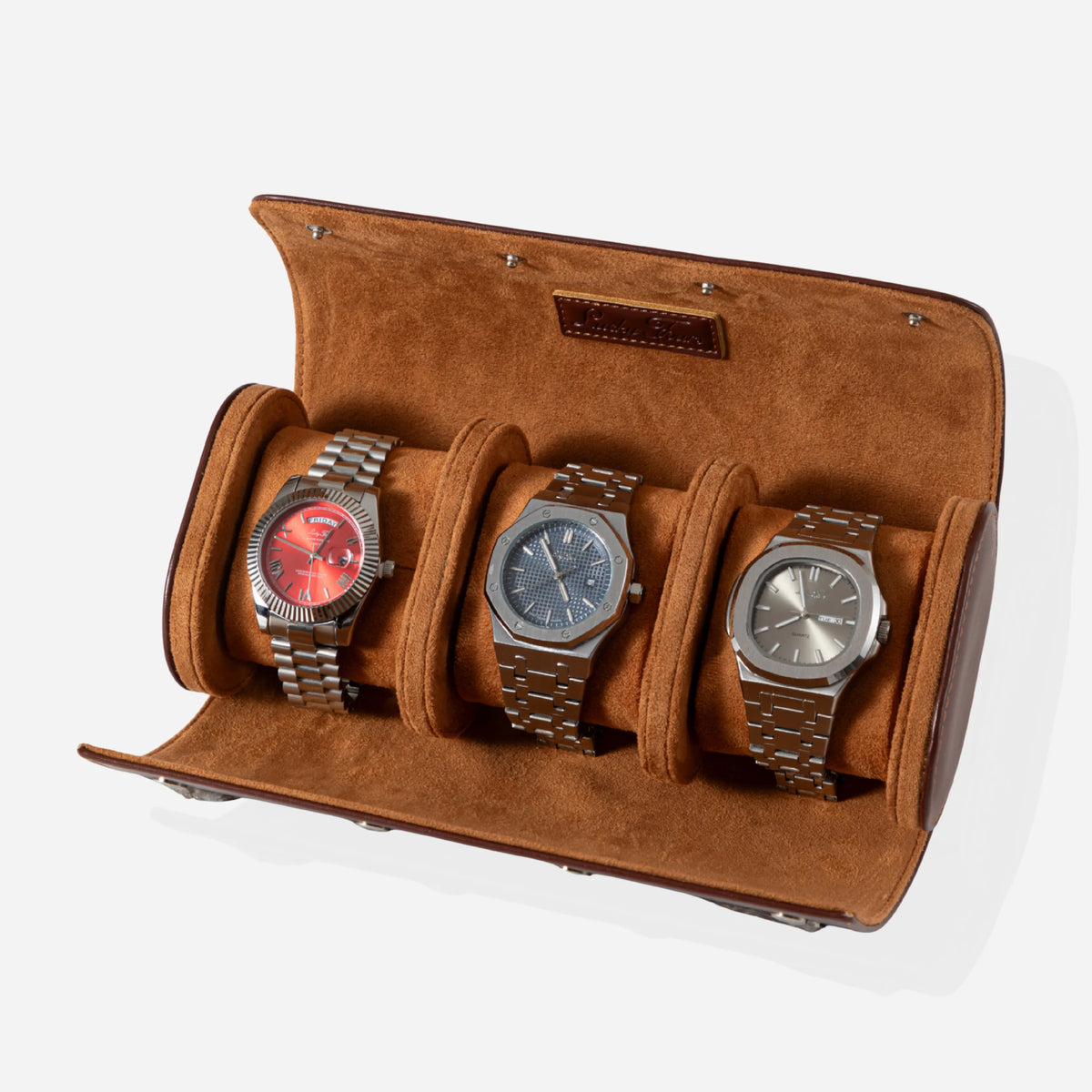 Premium Leather Watch Roll