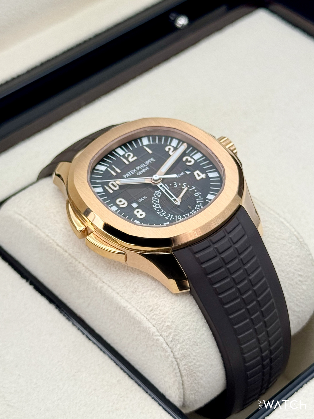 Patek Philippe Aquanaut 40.8mm 5164R-001 Rose Gold Brown Dial