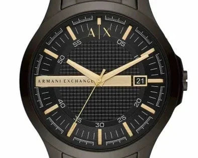 Armani Exchange Hampton AX2413 Men's Chronograph – Black Dial with Black Stainless Steel Strap