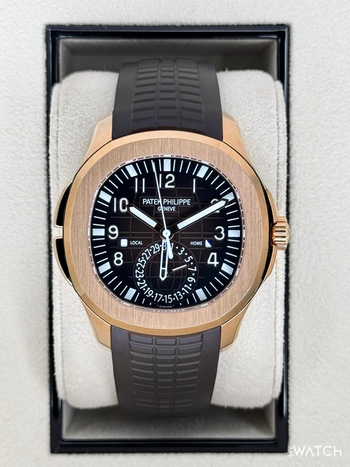 Patek Philippe Aquanaut 40.8mm 5164R-001 Rose Gold Brown Dial