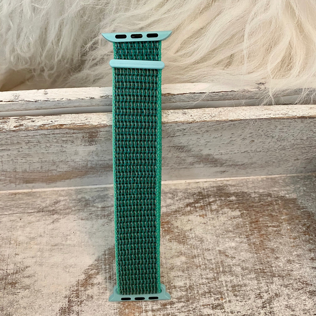 Nylon Fabric Loop Band For Apple Watch Multiple Colors Available