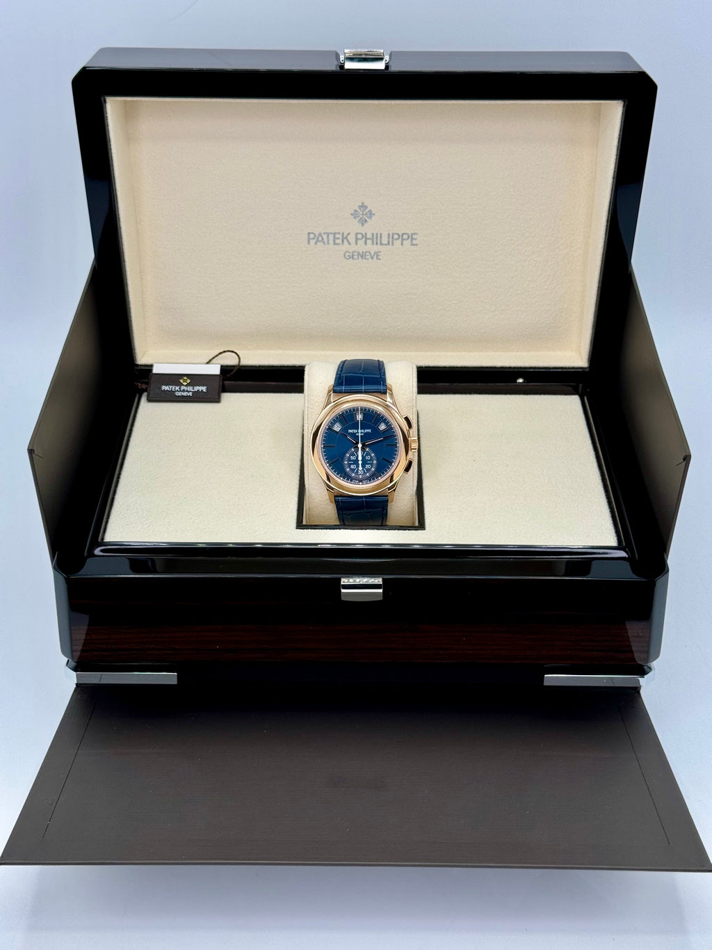 NEW 2026 Patek Philippe 5905R Flyback Chronograph Annual Calendar Blue Dial