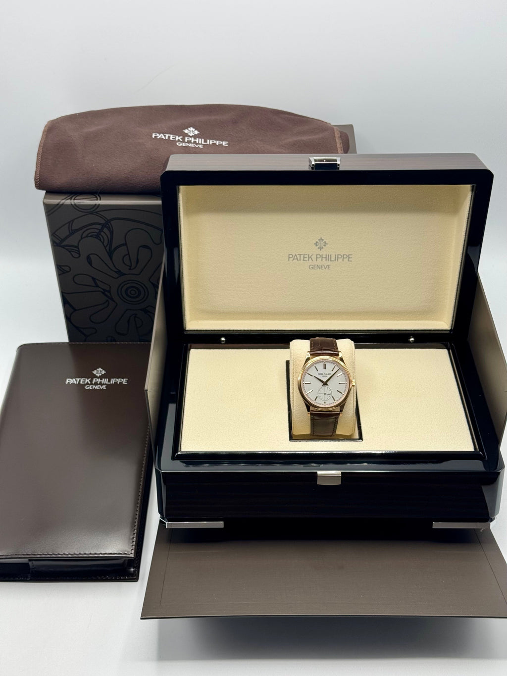 Patek Philippe Calatrava 40mm 6119R  Rose Gold White Dial
