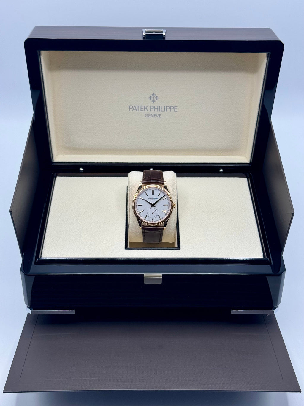 Patek Philippe Calatrava 40mm 6119R  Rose Gold White Dial
