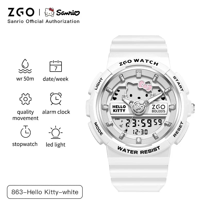 ZGO X Sanrio Cinnamoroll Electronic Watch for girls