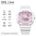 ZGO X Sanrio My Melody New Electronic Watch Dual Display Waterproof