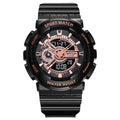 SANDA Outdoor Leisure Waterproof Multifunctional Luminous Electronic Watch