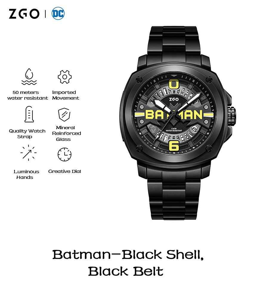 ZGO Warner DC Batman Mechanical Watch