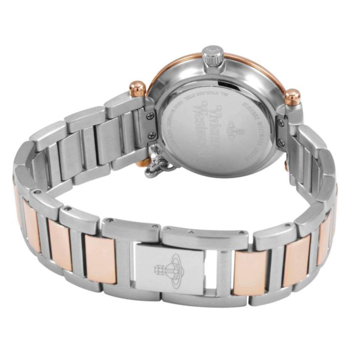 Vivienne Westwood Orb 32mm Silver Dial Steel Ladies Quartz Watch VV006RSSL