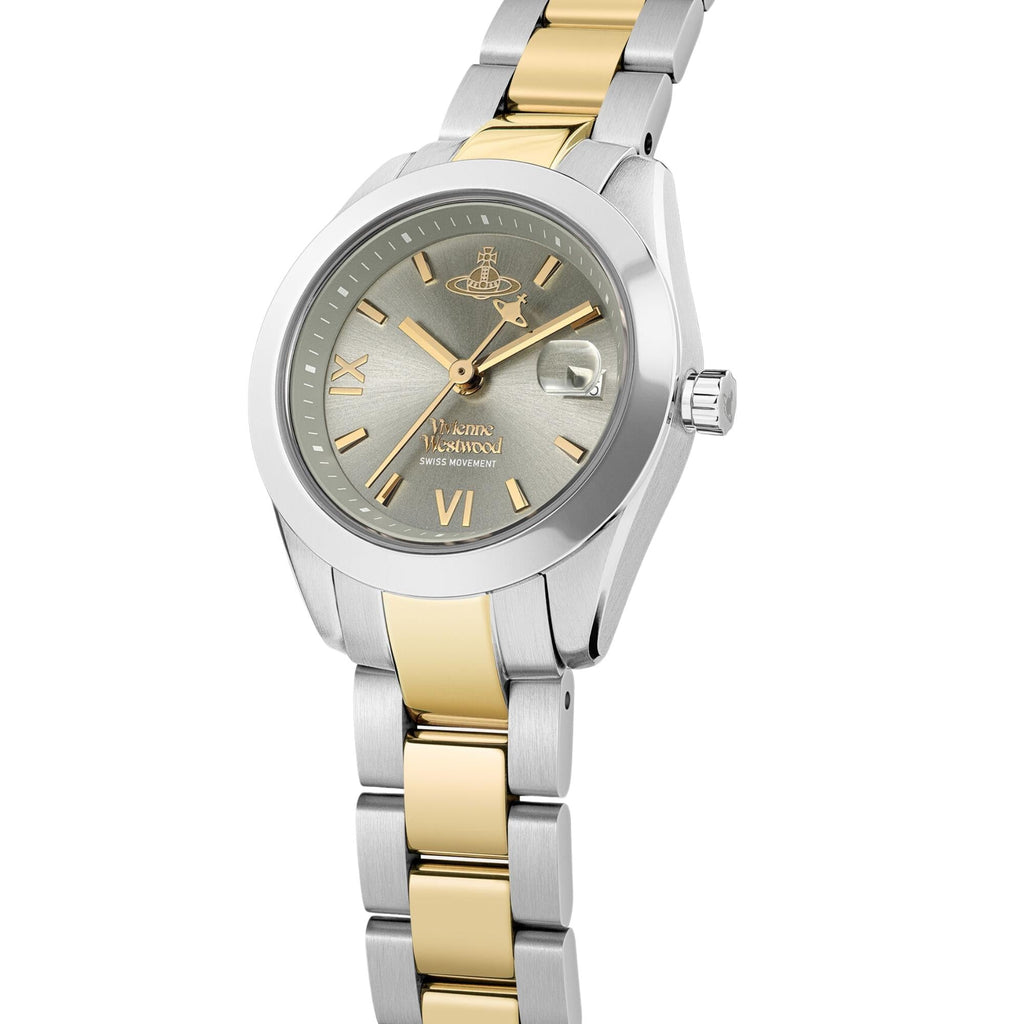 Vivienne Westwood Fenchurch 29mm Grey Dial Steel Ladies Quartz Watch VV292GYSG