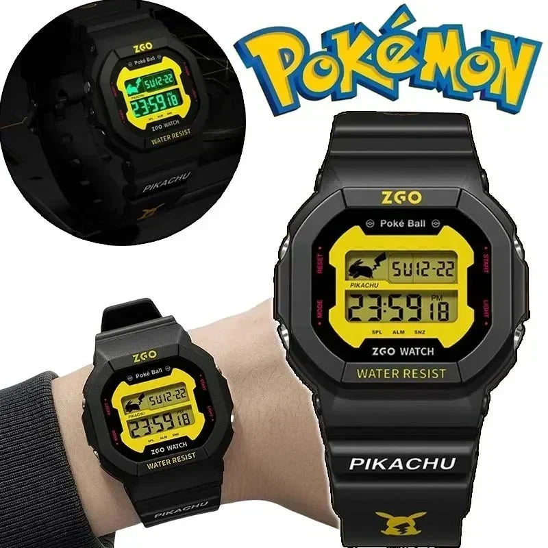 ZGO Pikachu Digital Watches